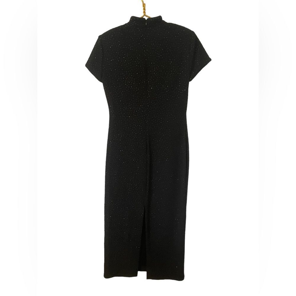David Warren New York Vintage Black Chinese Inspired Dress, Size 8‎